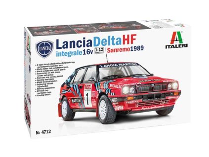 Model Kit auto 4712 - Lancia Delta HF Integrale Sanremo 1989 (1:12)