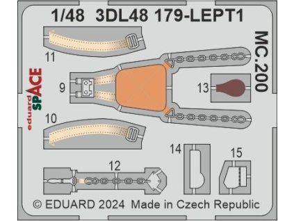 MC.200 SPACE 1/48 recommended for ITALERI
