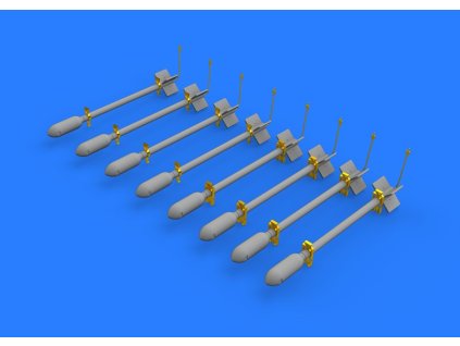 British Rocket Projectiles RP-3 60lb S.A.P.  1/48