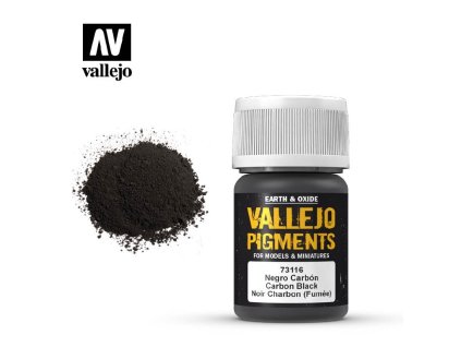 25568 vallejo pigment carbon black smoke black 73116