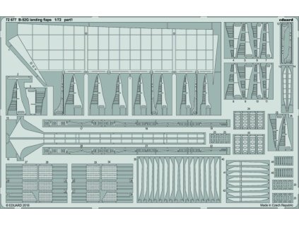 1/72 B-52 landing flaps for MODELCOLLECT kit