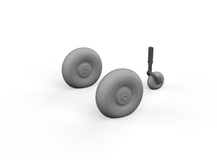 Beaufighter Mk.VI wheels 1/48 recommended for TAMIYA