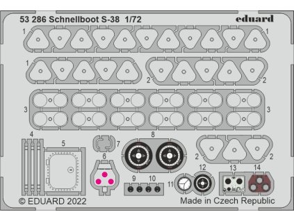 Schnellboot S-38 1/72 recommended for FORE HOBBY