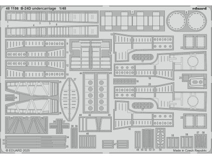 B-24D undercarriage 1/48 recommended for HOBBY BOSS