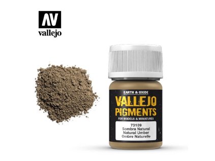 Vallejo Pigments 73109 Natural Umber (35ml)