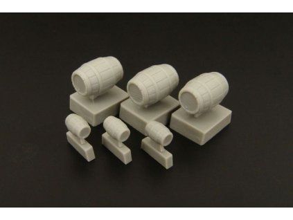 1/72 Wooden barrels resin accessories