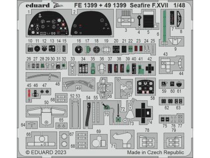 Seafire F.XVII 1/48 recommended for AIRFIX