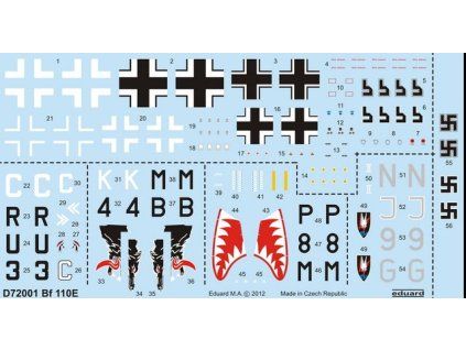 Bf 110E 1/72 recommended for EDUARD