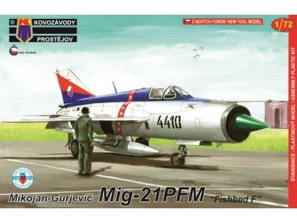 1/72 MiG-21PFM „Fishbed F“ - Kovozávody