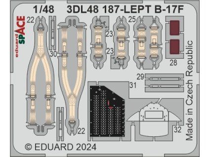 B-17F SPACE 1/48 recommended for EDUARD