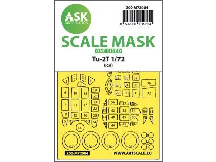 1/72 Tu-2T one-sided express fit mask for ICM