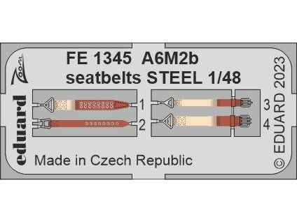 A6M2b seatbelts STEEL 1/48 recommended for ACADEMY