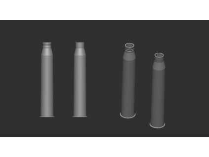 1/72 Empty cartridge case for 5 cm Pak 38