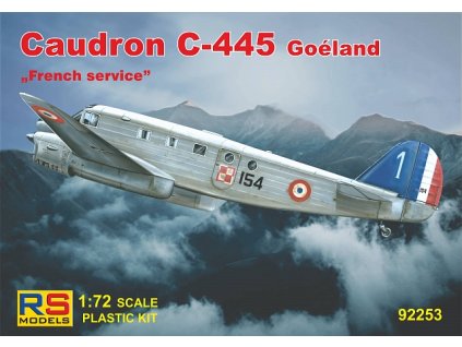 Plastikový model letadla 1/72 Caudron C-445 France 4 decal v. for France