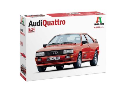Model Kit auto 3671 - Audi Quattro (1:24)