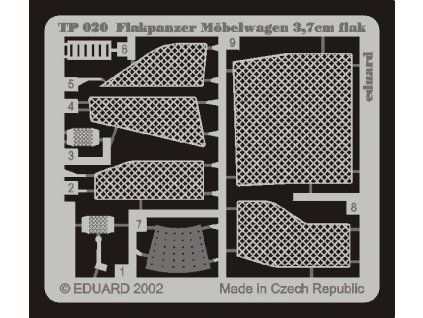 Flakpanzer IV Möbelwagen 37mm recommended for TAMIYA 35237