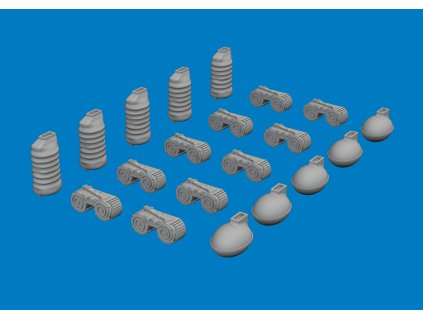 MG 15 magazines & case catchers PRINT 1/72 recommended for