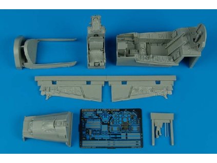 1/32 F-8J Crusader cockpit set - TRUMPETER