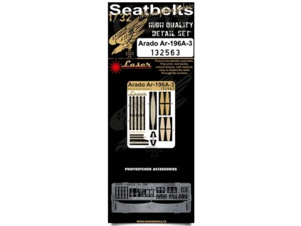 1/32 Arado Ar 196A-3 - Fabric Seat Belts - pre-cut (laser) Revell