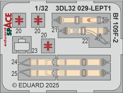 Bf 109F-2 SPACE 1/32 recommended for HOBBY 2000 / HASEGAWA