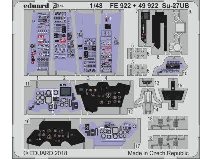 1/48 Su-27UB for HOBBY BOSS kit