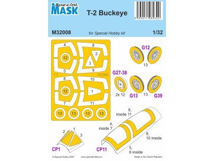 1/32 T-2 Buckeye MASK