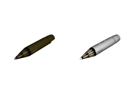 1/48 Matra Type 155 SNEB Rocket Launcher Pod (2pcs