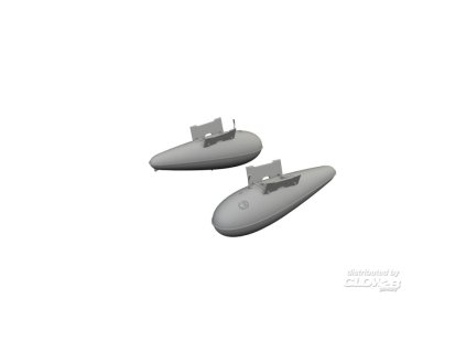 P-51D 110gal fuel tanks PRINT 1/72 recommended for EDUARD