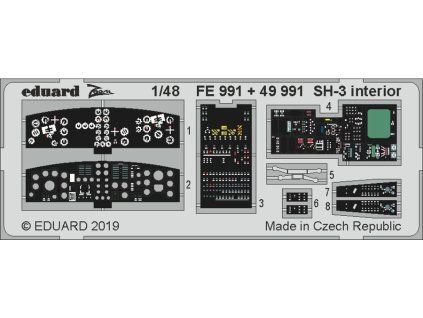 SH-3 interior 1/48 recommended for HASEGAWA