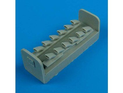 1/48 Bf 109K exhaust - HASEGAWA
