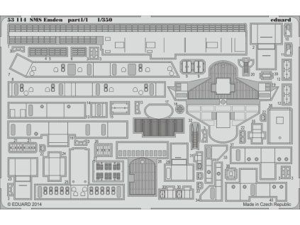 SMS Emden part 1 1/350 recommended for REVELL
