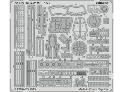 1/72 MiG-21MF for EDUARD kit