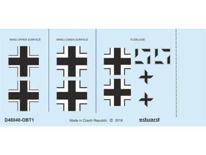 Fw 190A-2 national insignia 1/48 recommended for EDUARD