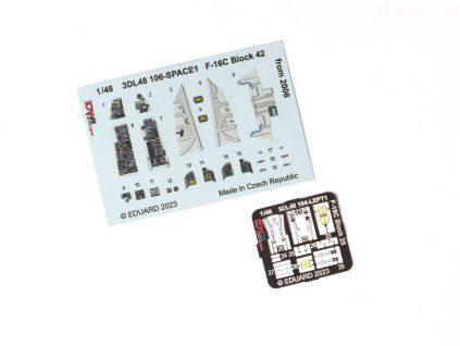 F-16C Block 42 from 2006 SPACE 1/48 recommended for KINETIC