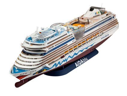 Revell 5972 Plastic ModelKit AIDAblu, sol, mar, stella Cruise Ship 1/400