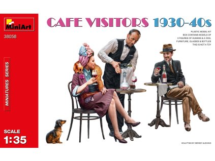 1/35 Cafe Visitors 1930-40s - Miniart