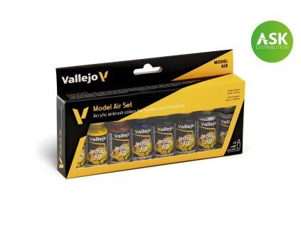 Vallejo Model Air 71174 Basic Colors 8 colors set (18 ml)