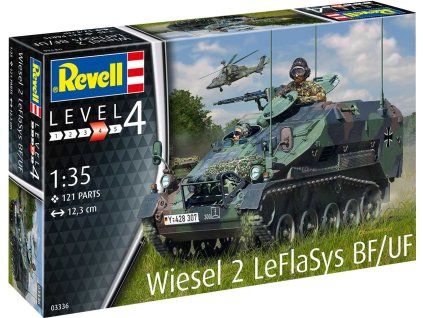 Revell 03336 Plastic ModelKit Military - Wiesel 2 LeFlaSys BF/UF 1/35