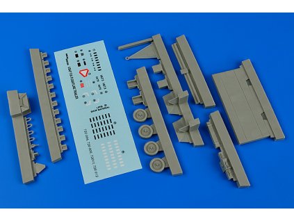 1/72 Flightline trailer F-2A (steel platform)