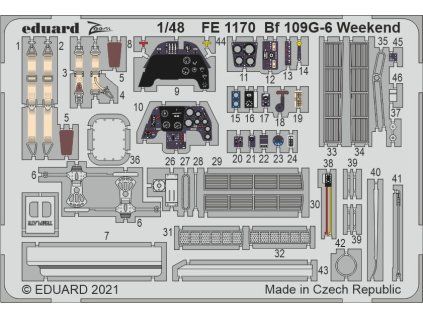 Bf 109G-6 Weekend 1/48 recommended for EDUARD