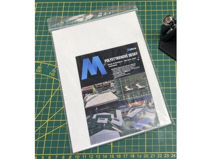Polystyrene sheets A5 2 mm