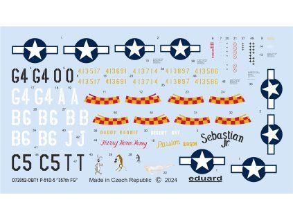 P-51D-5 "357th FG" 1/72 recommended for EDUARD