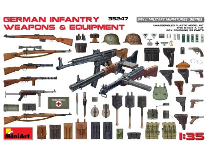 1/35 German Infantry Weapons & Equipment