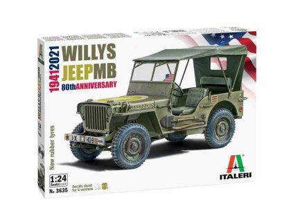 Italeri 3635 Willys Jeep MB 1/24