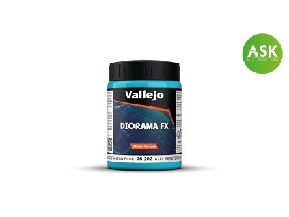 Vallejo Diorama FX 26202 Mediterranean Blue Water Textures (200 ml)