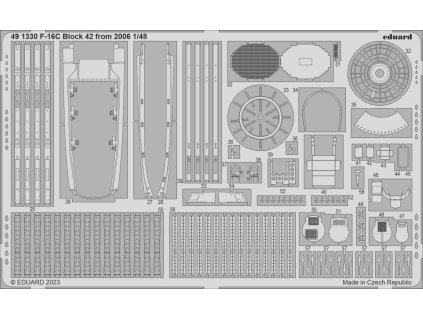 F-16C Block 42 from 2006 1/48 recommended for KINETIC