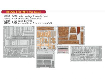 B-17F PART II 1/48 recommended for EDUARD