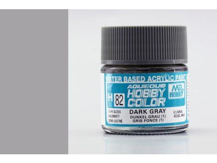 Aqueous Hobby Colors (10 ml) Dark Gray (1)