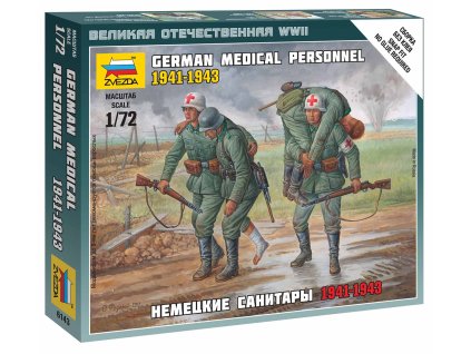 Wargames (WWII) 6143 - German Medical Personnel 1941-43 (1:72)
