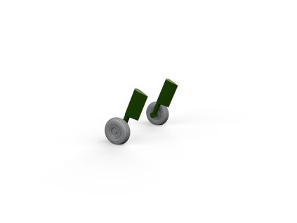 Chipmunk T.10 wheels 1/48 recommended for AIRFIX